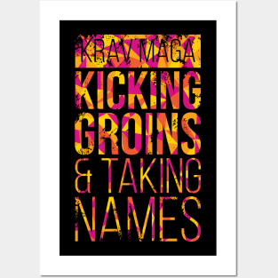 Krav Maga Kicking Groins Posters and Art